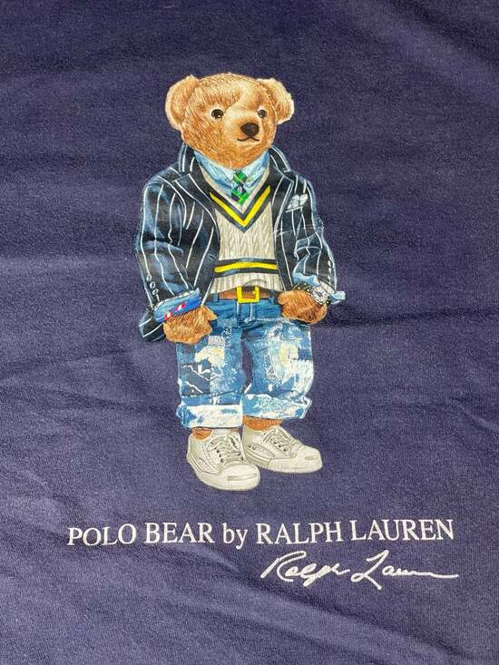 Polo Ralph Lauren Other - Polo Ralph Lauren Preppy Suit Polo Bear T-Shirt Navy Blue Size 2XL